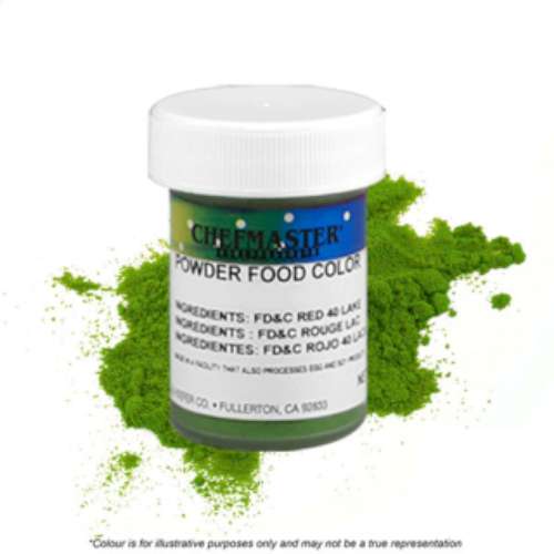 Chefmaster Powder Colour - Green - Click Image to Close